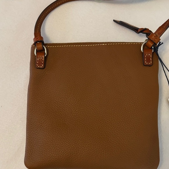 Dooney & Bourke Caramel North South Triple Zip Crossbody Bag NWT MSRP $228 - Picture 2 of 9